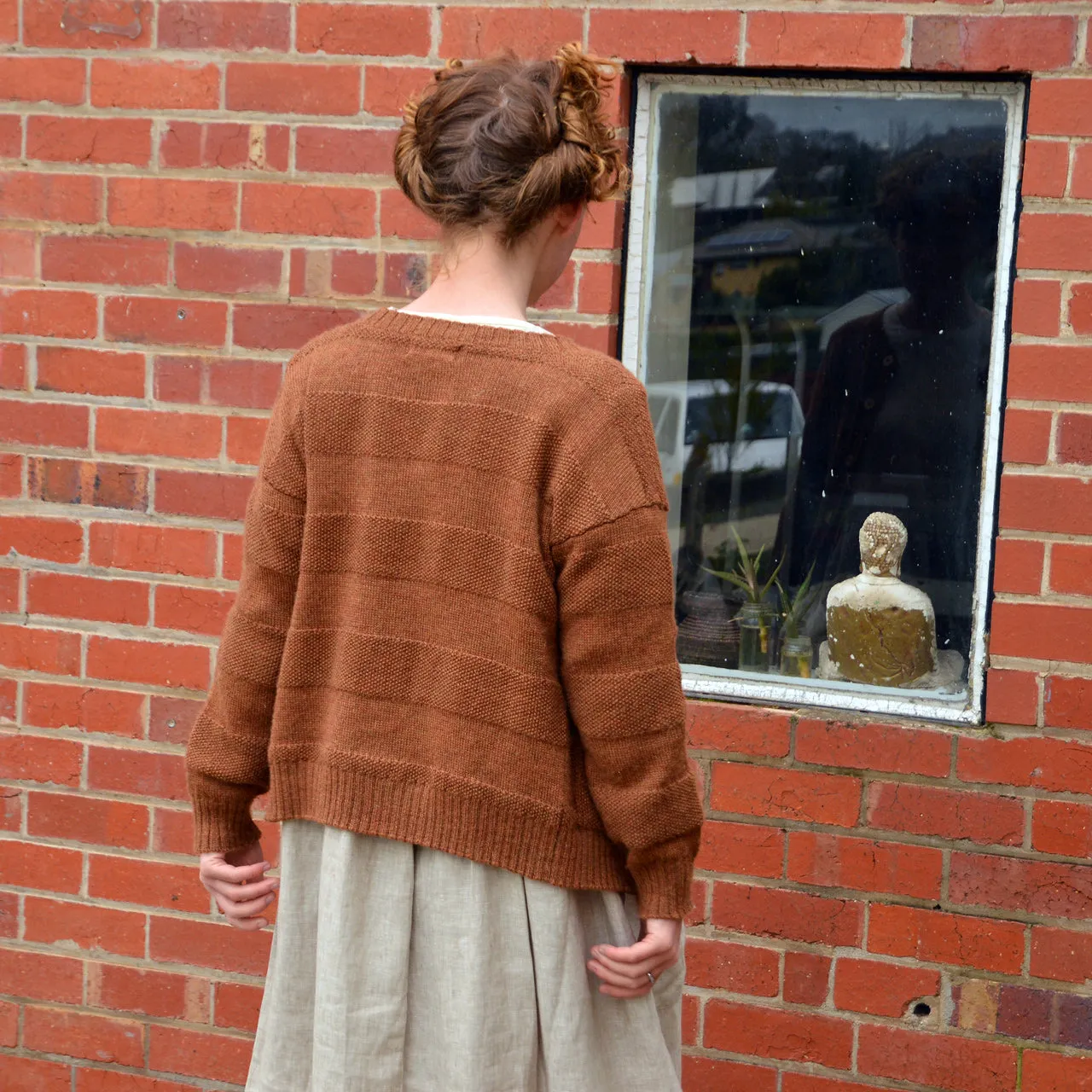 Everyday Cardigan - Alpaca/Merino - French Navy (9-12y  Women 8-12)