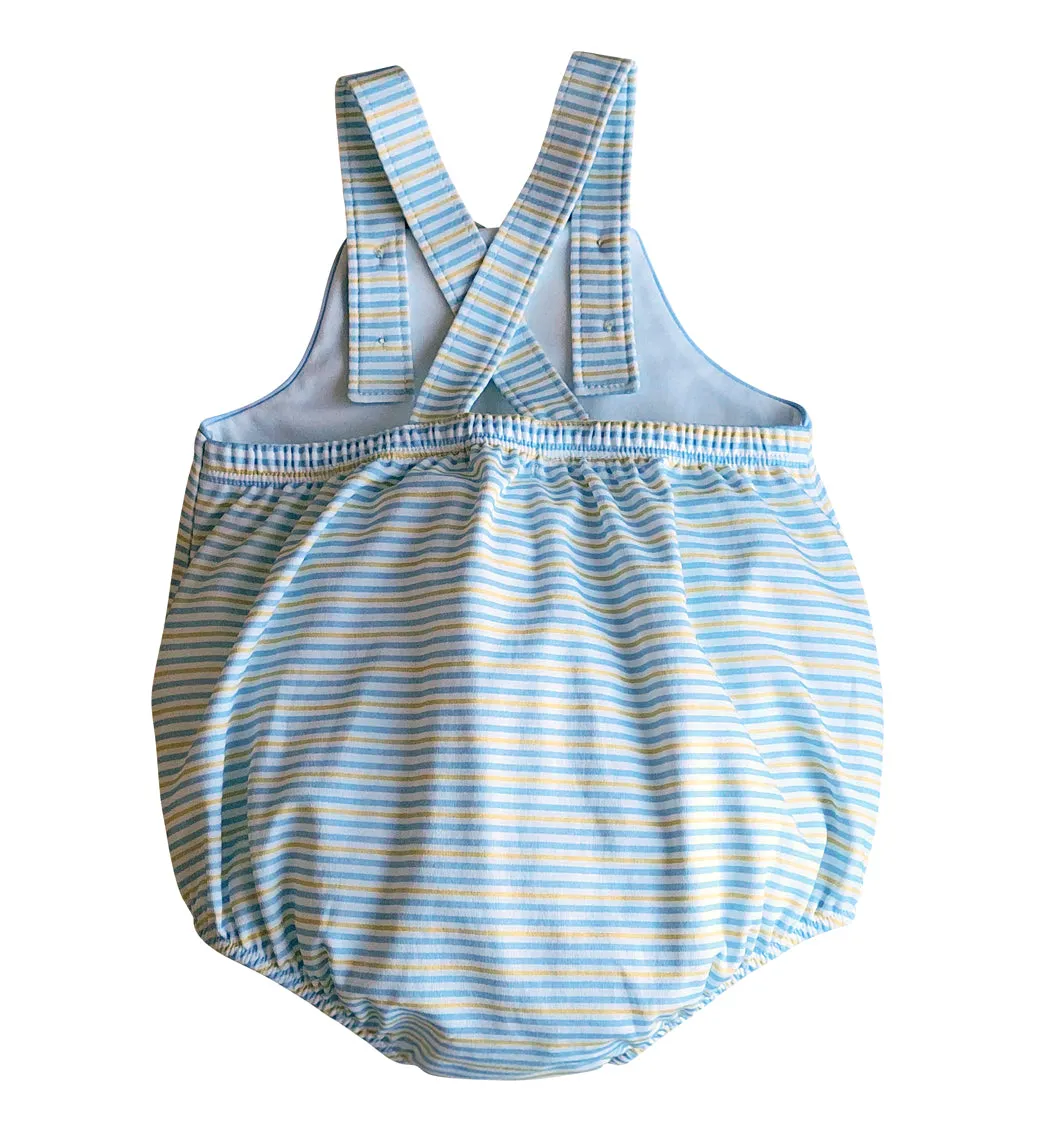 Fish Baby Boy Sun suit Pima Cotton