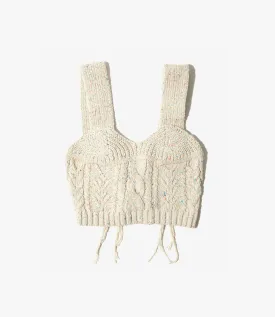 Fisherman Knit Corset – Ivory