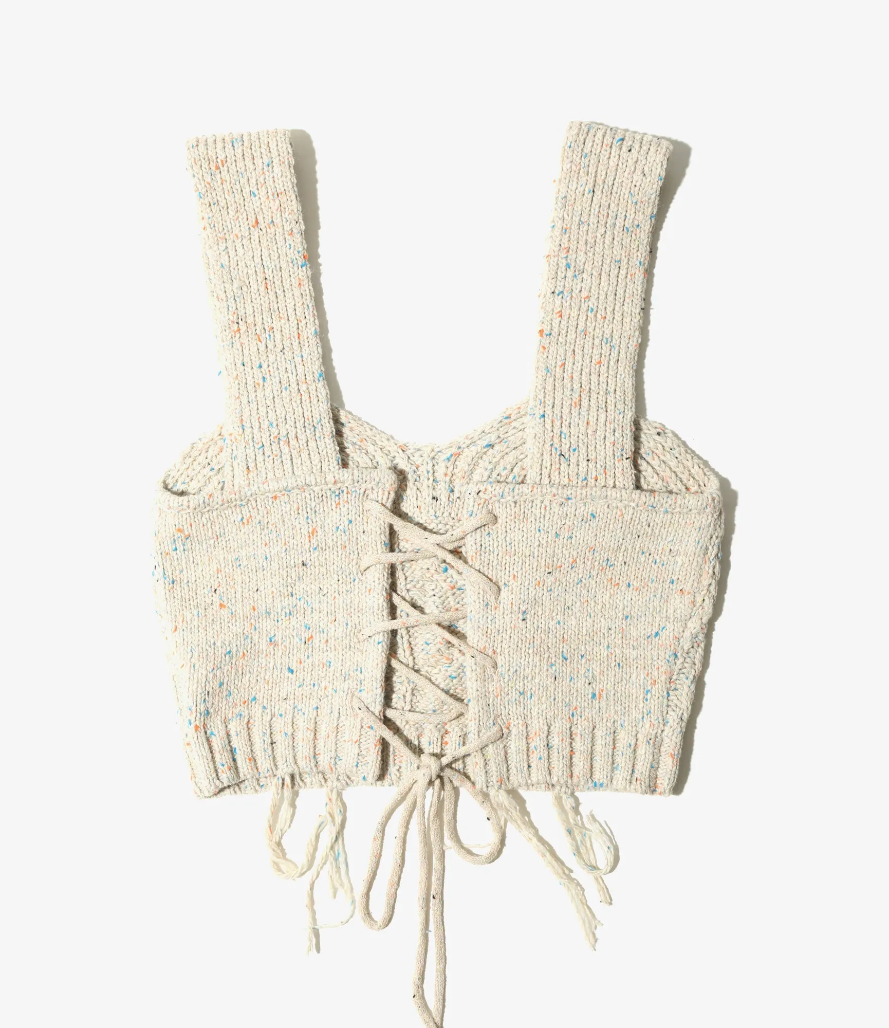 Fisherman Knit Corset – Ivory