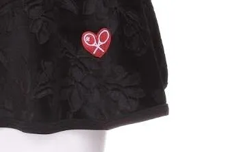 Flower Velvet LOVE “O” Tennis Skirt