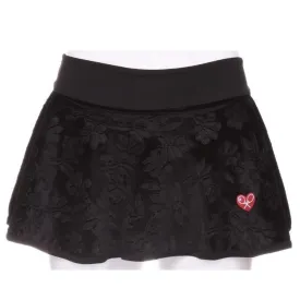 Flower Velvet LOVE “O” Tennis Skirt