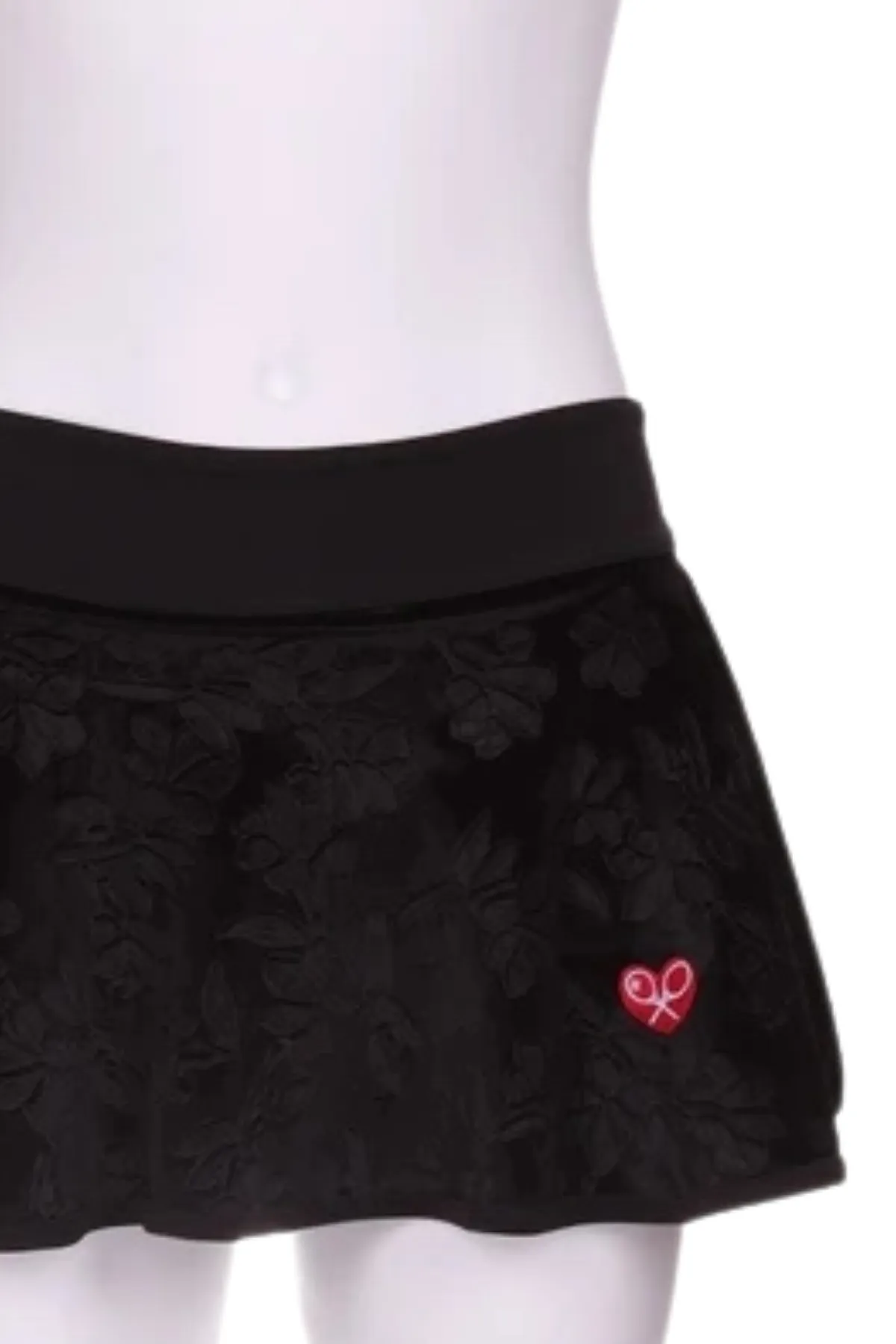 Flower Velvet LOVE “O” Tennis Skirt