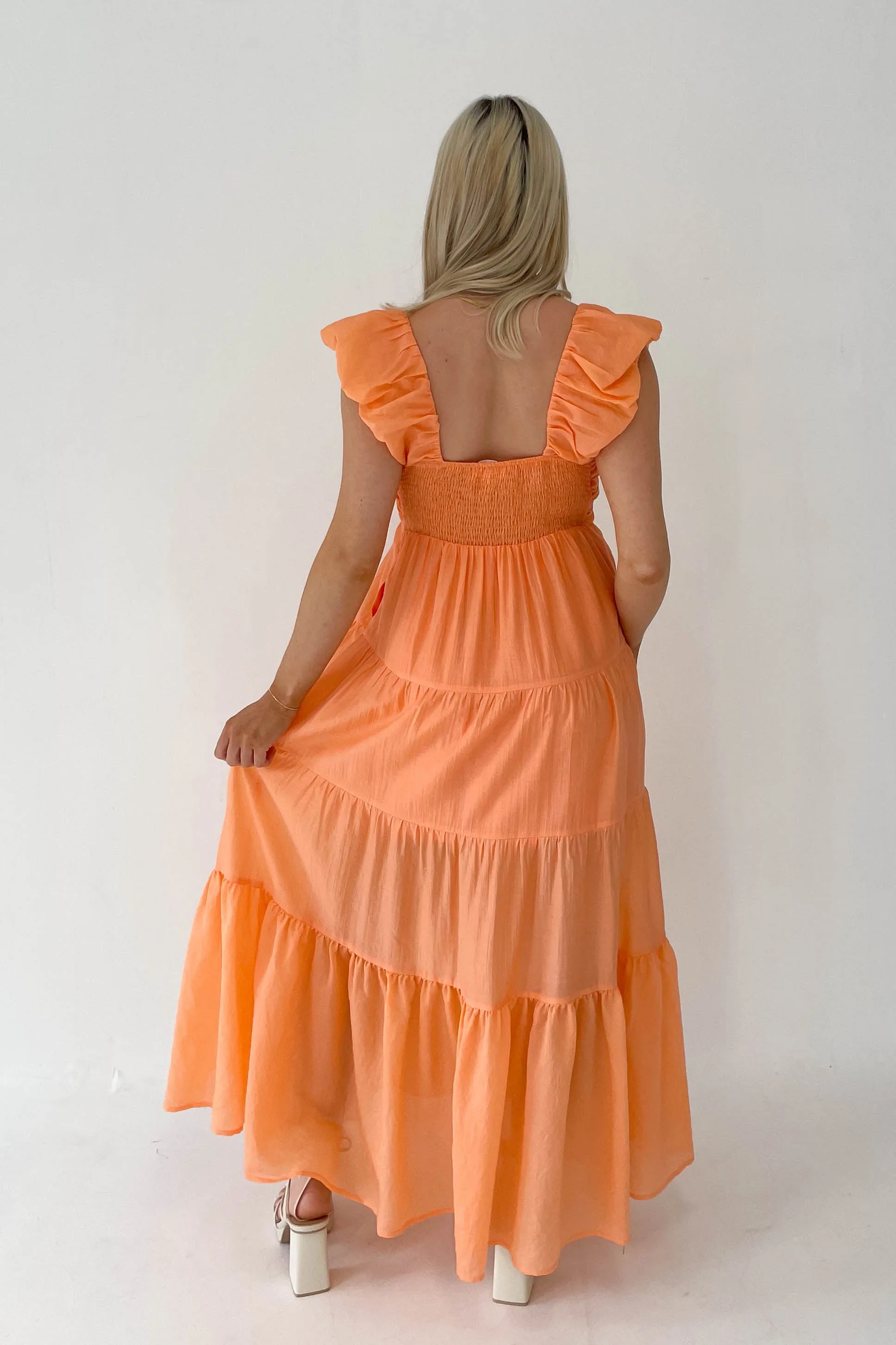 Getaway Dress in Orange