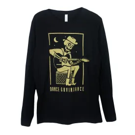 Gold Skull Black Long Sleeve