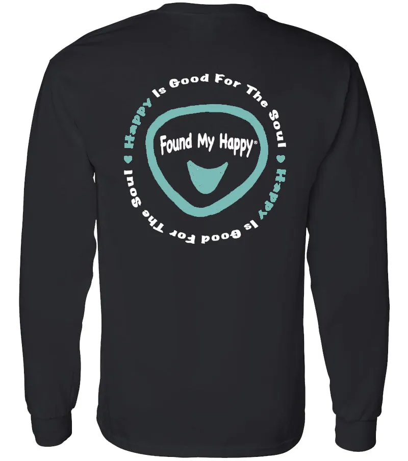 Happy Soul Long Sleeve front/back/sleeve Printed