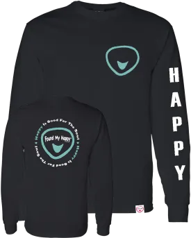 Happy Soul Long Sleeve front/back/sleeve Printed