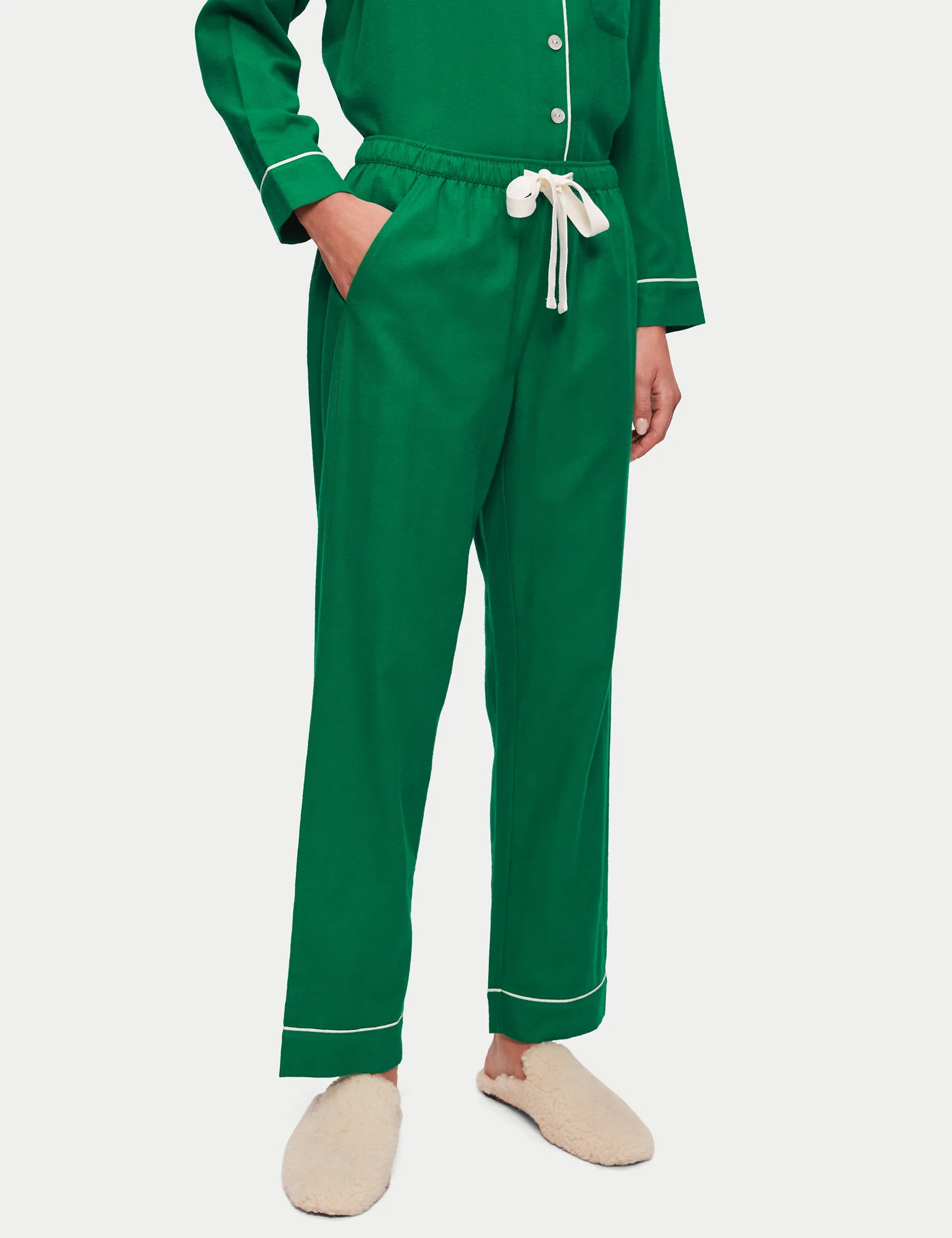 Herringbone Pyjamas | Green