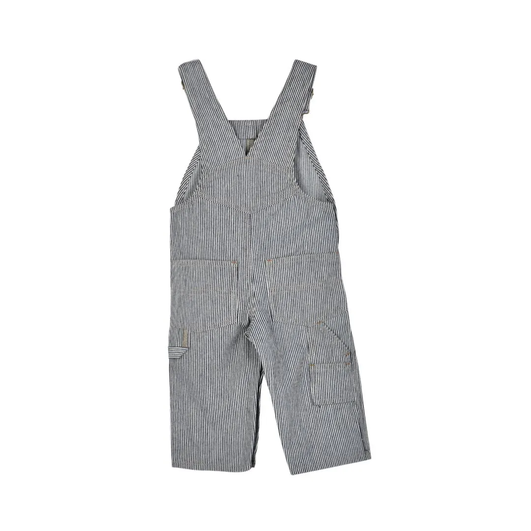 HICKORY RAILROAD STRIPE OVERALLS- TODDLERS