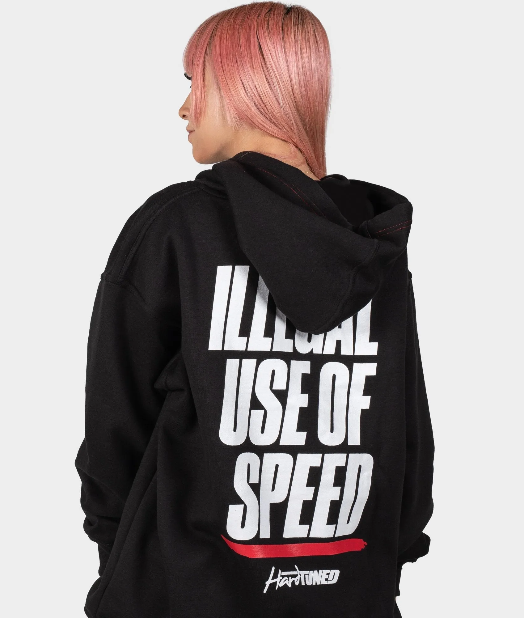 Illegal Use Of Speed Womens Hoodie