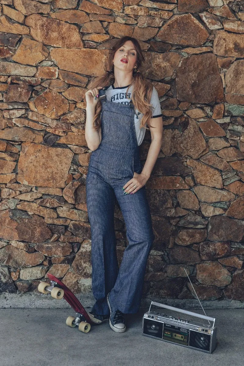 Jackie Overalls - Light Blue Denim