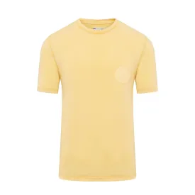 Jacob Cohen Garment Dyed Embossed Badge Short Sleeve T-shirt (Yellow)