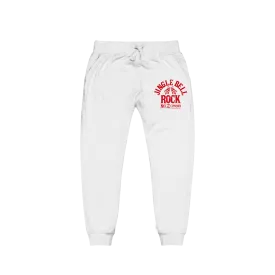 Jingle Bell Rock White Sweatpants