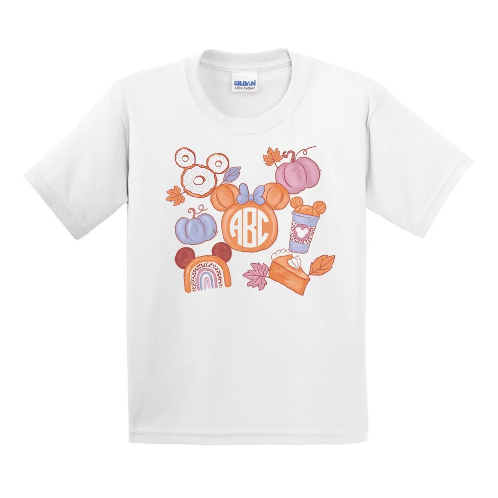 Kids Monogrammed 'Fall Magic' T-Shirt