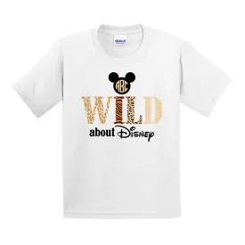 Kids Monogrammed 'Wild About Disney' T-Shirt