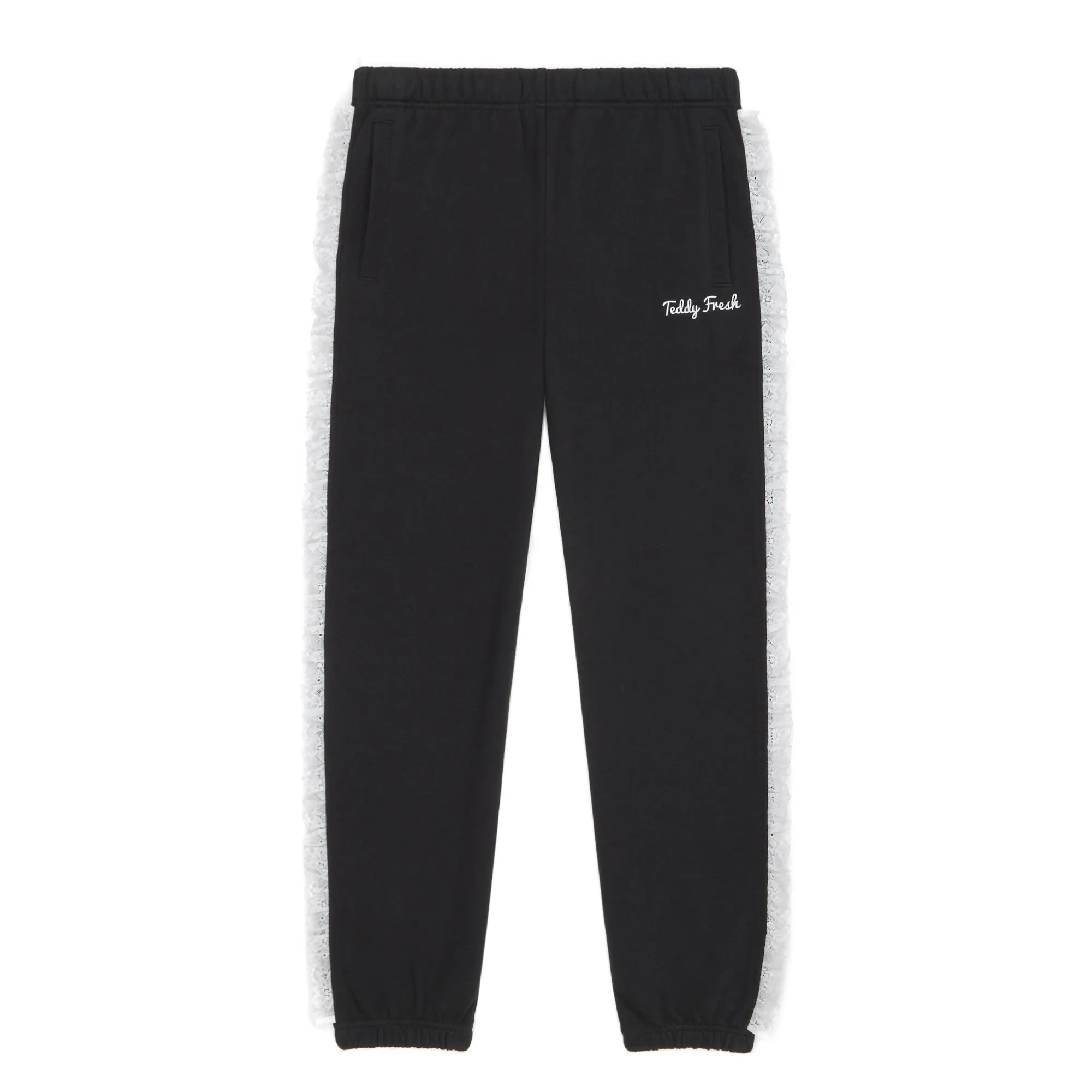 Lace Trim Sweatpants