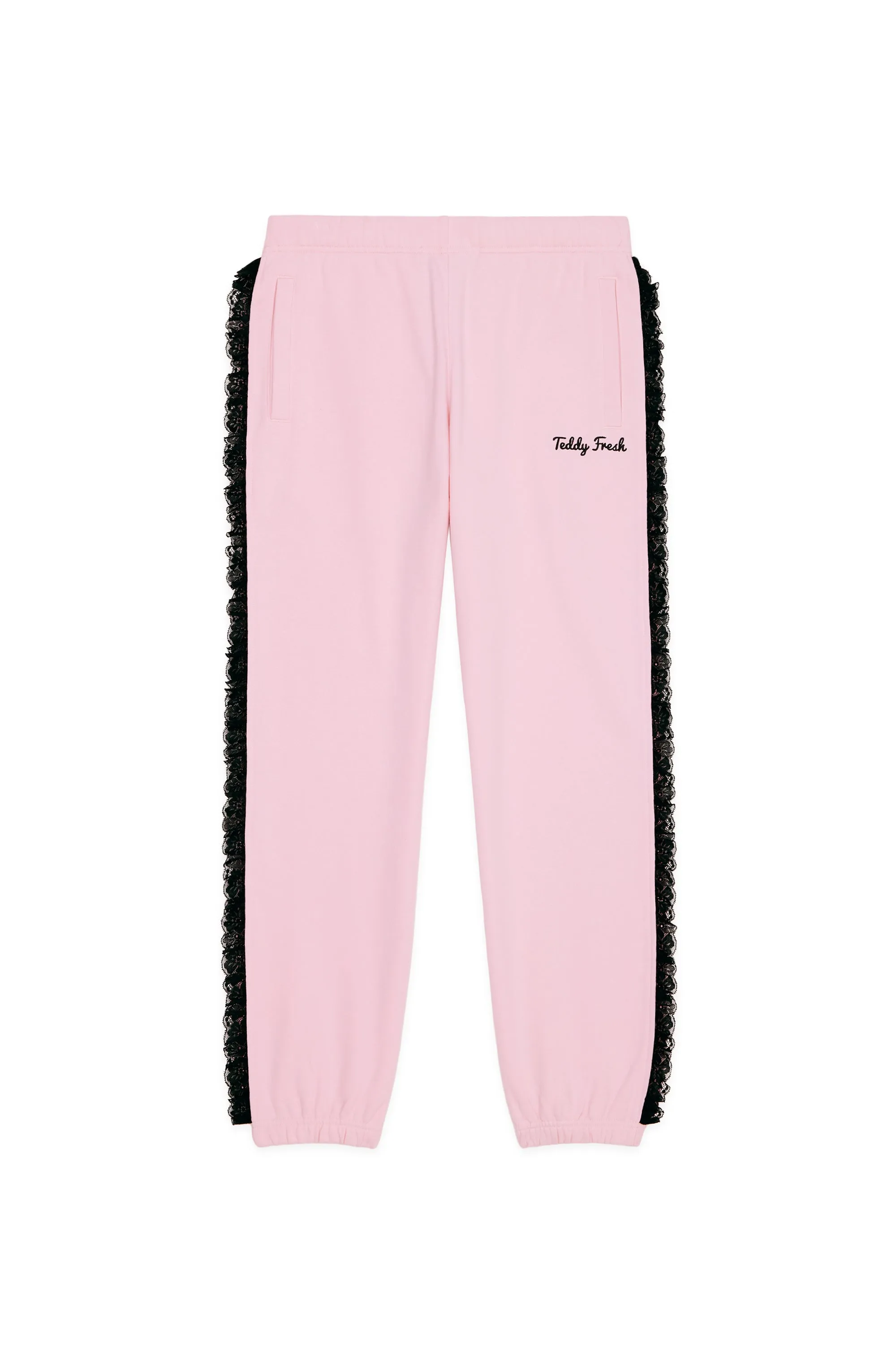 Lace Trim Sweatpants