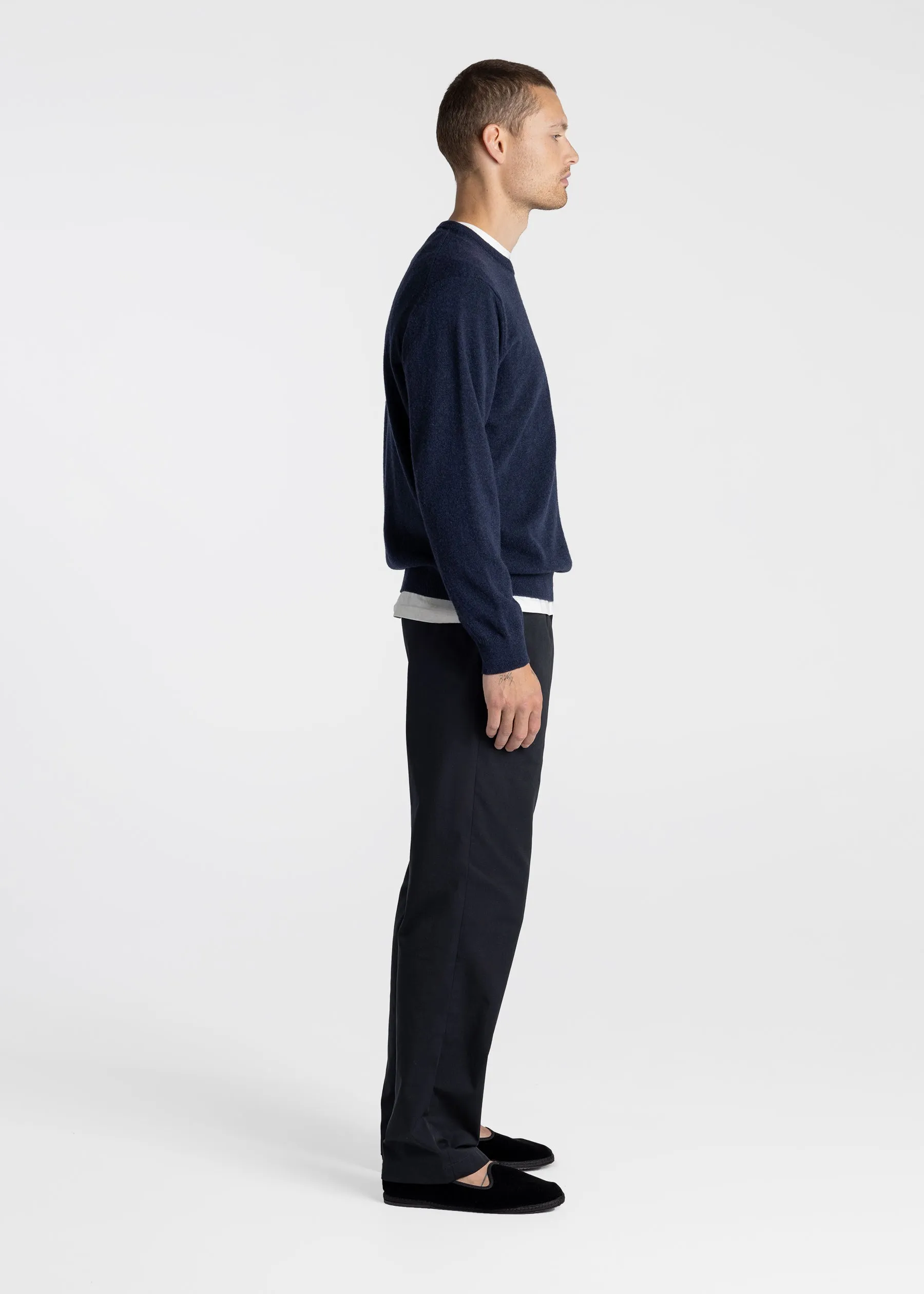 Lambswool Sweater Navy - Final Sale