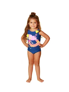 Little Girl's One piece Mermaid bathing suit