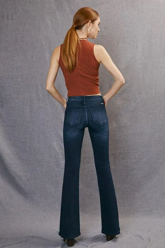 Maggie Mid Rise Flare Jeans