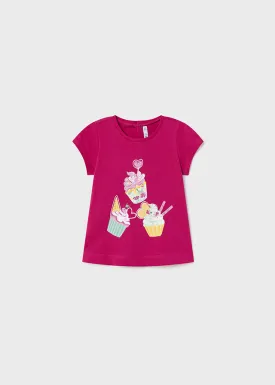 Mayoral 1013 092 - Orchid Short Sleeve T-Shirt