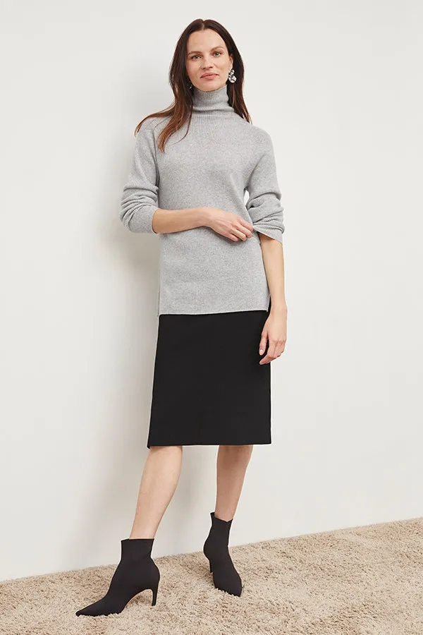 McKenzie Sweater - Cashmere :: Light Heather Gray