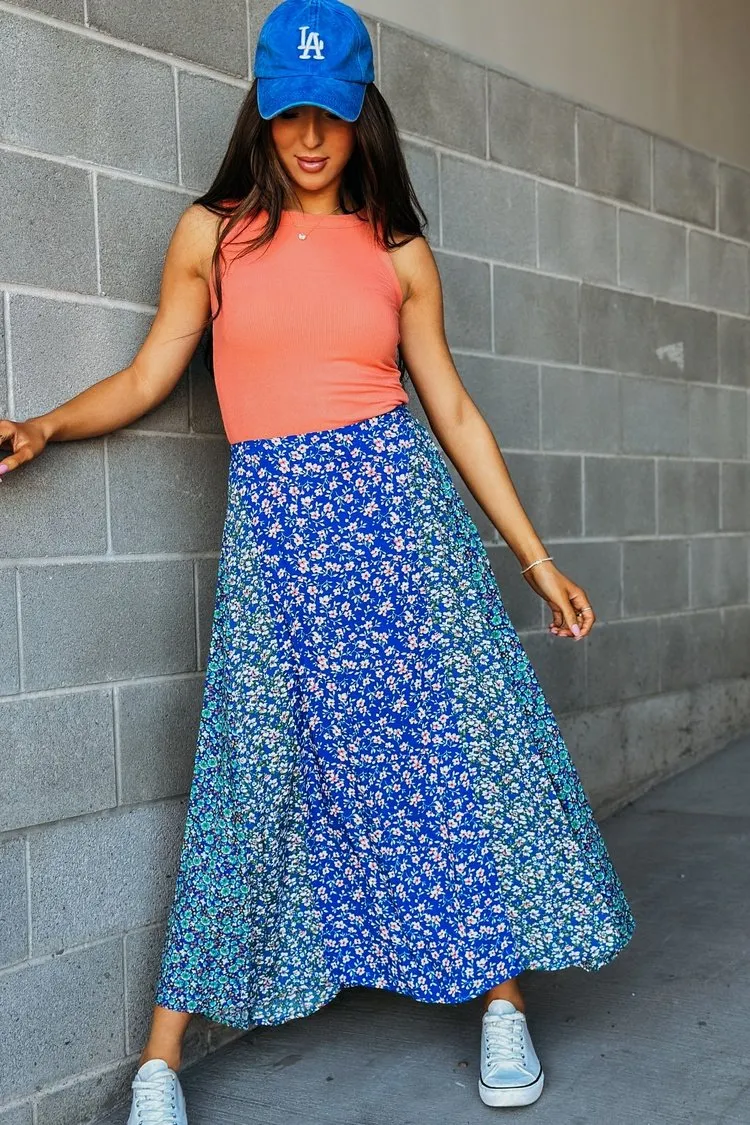 Melanie Skirt - Cobalt