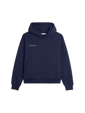 Mens 365 Midweight Hoodie—navy blue