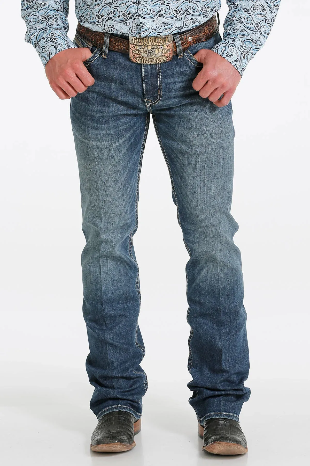 Men's Cinch Ian Dark Stone Wash Jeans