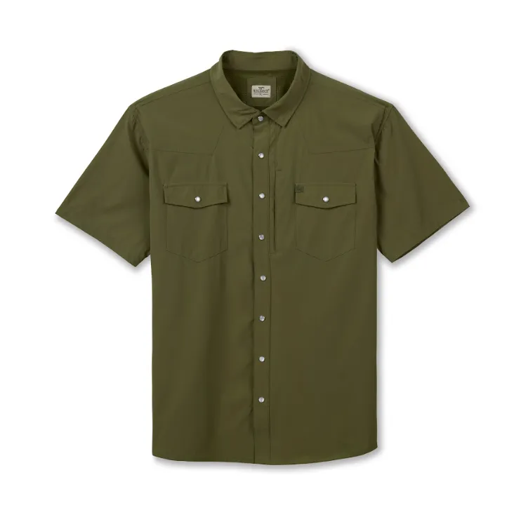 Men's Laguna Madre Short Sleeve Performance Pearl Snap Shirt