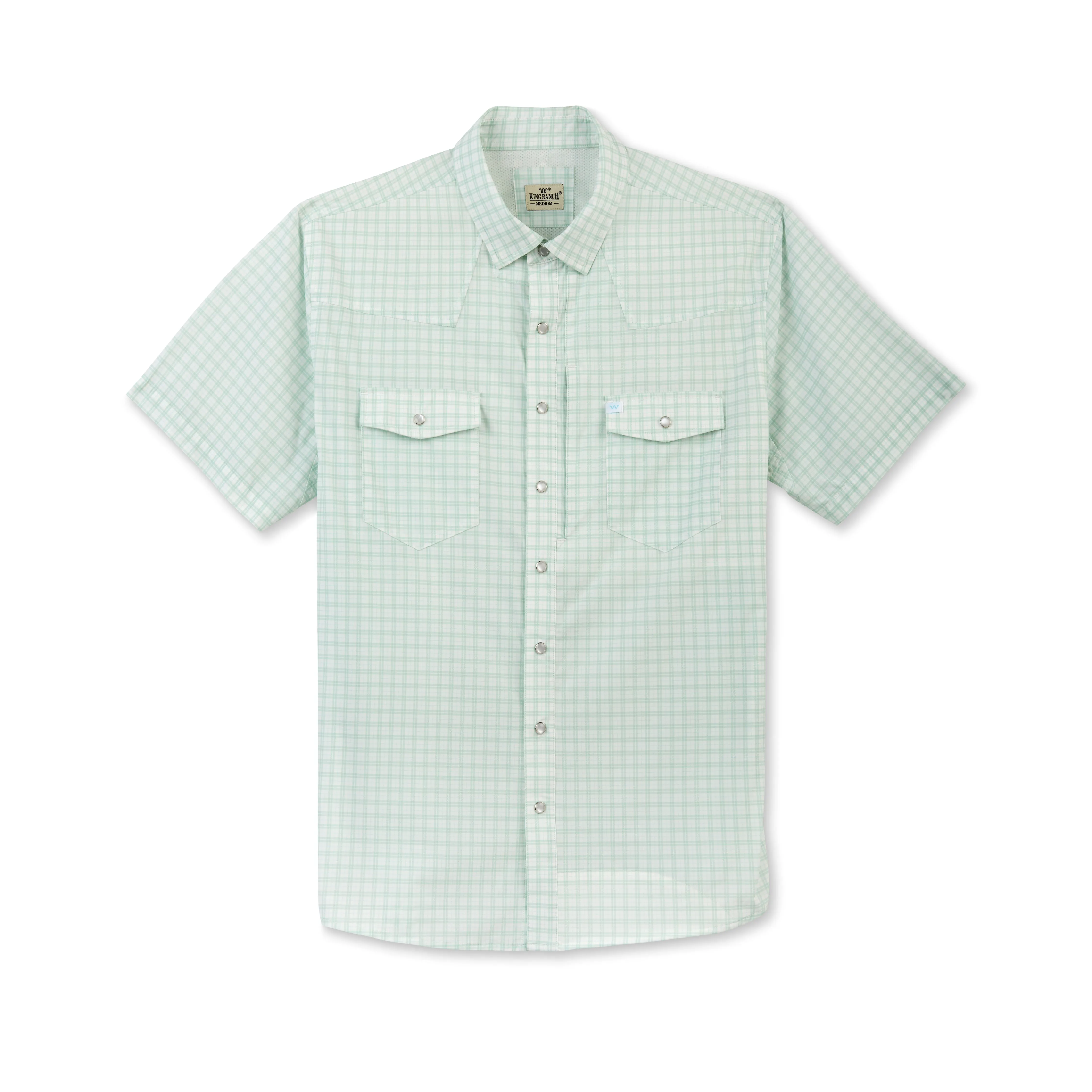 Men's Laguna Madre Short Sleeve Performance Pearl Snap Shirt