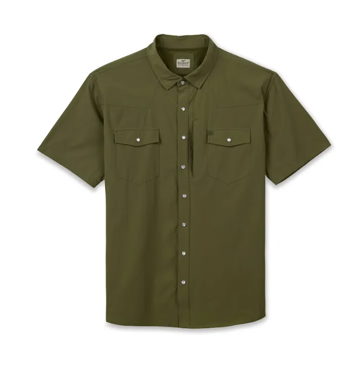 Men's Laguna Madre Short Sleeve Performance Pearl Snap Shirt