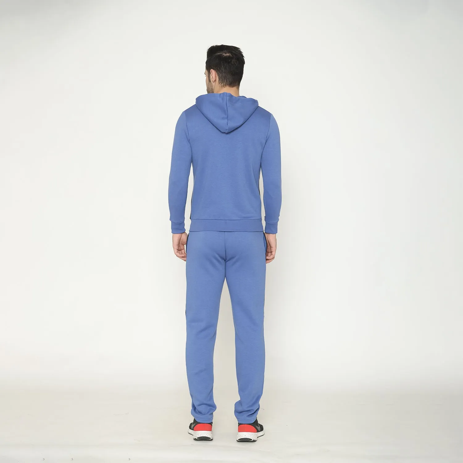 Men's Solid Track Suit - Dutch Blue