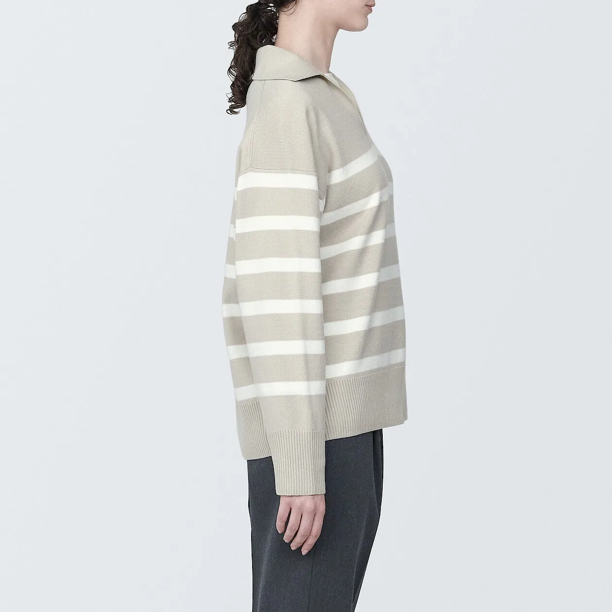 Milano Ribbed Polo Sweater