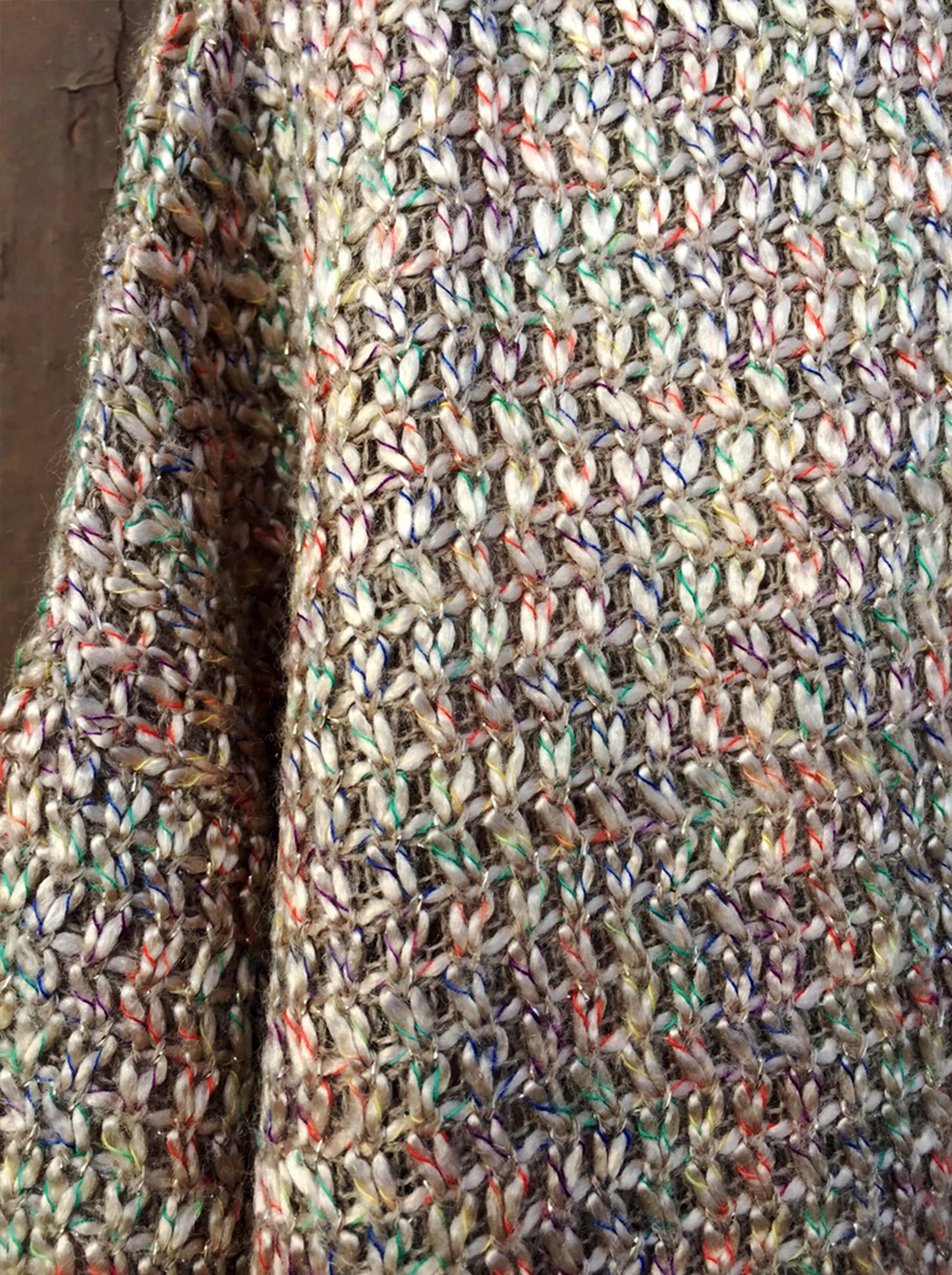 Mottled Sparkly Knitted Cardi