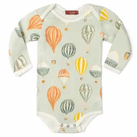 O Greige Baby Long Sleeve One Piece