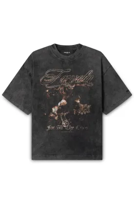 ODDS BLACK WASHED T-SHIRT