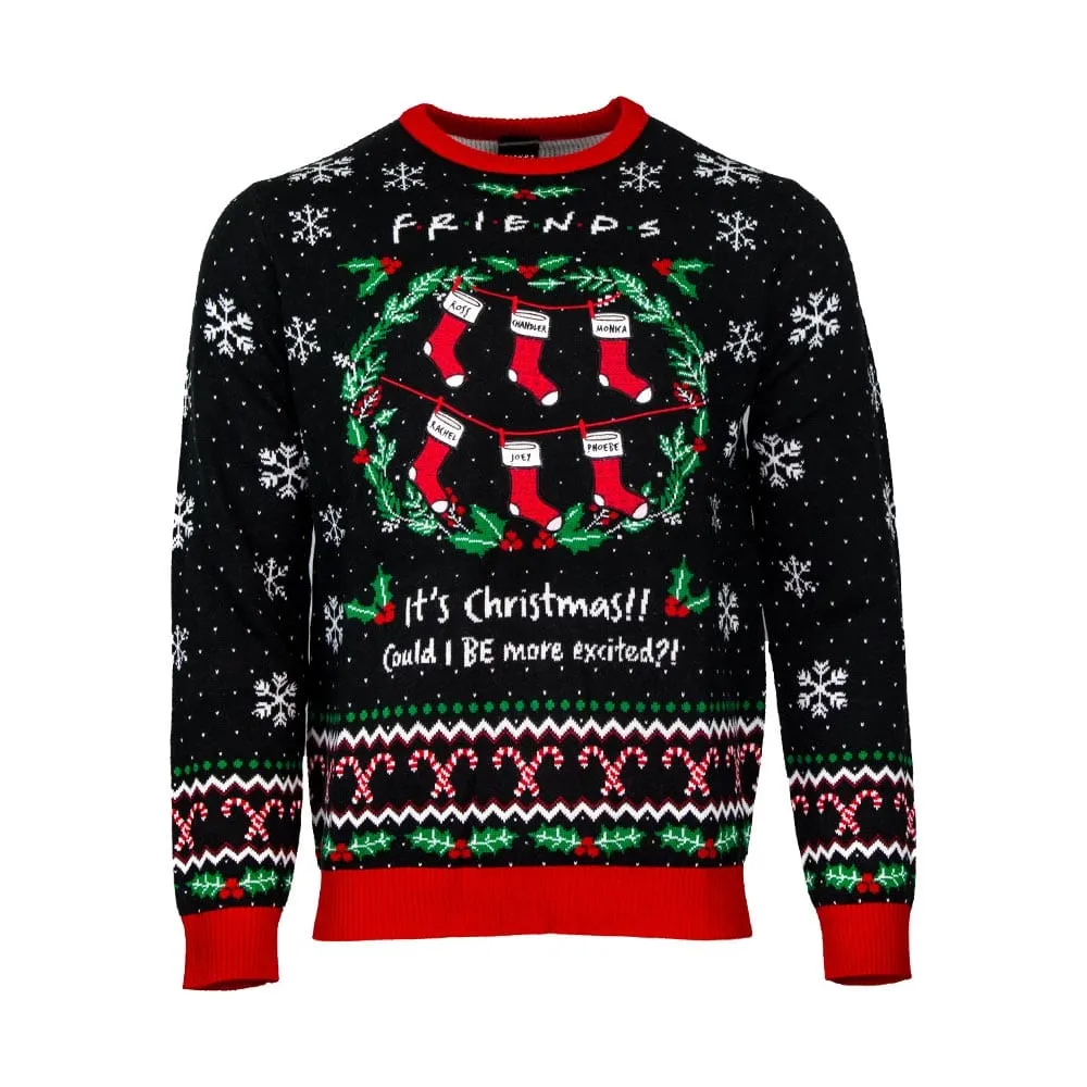 Official Friends ‘Could I BE more excited’ Christmas Jumper / Ugly Sweater