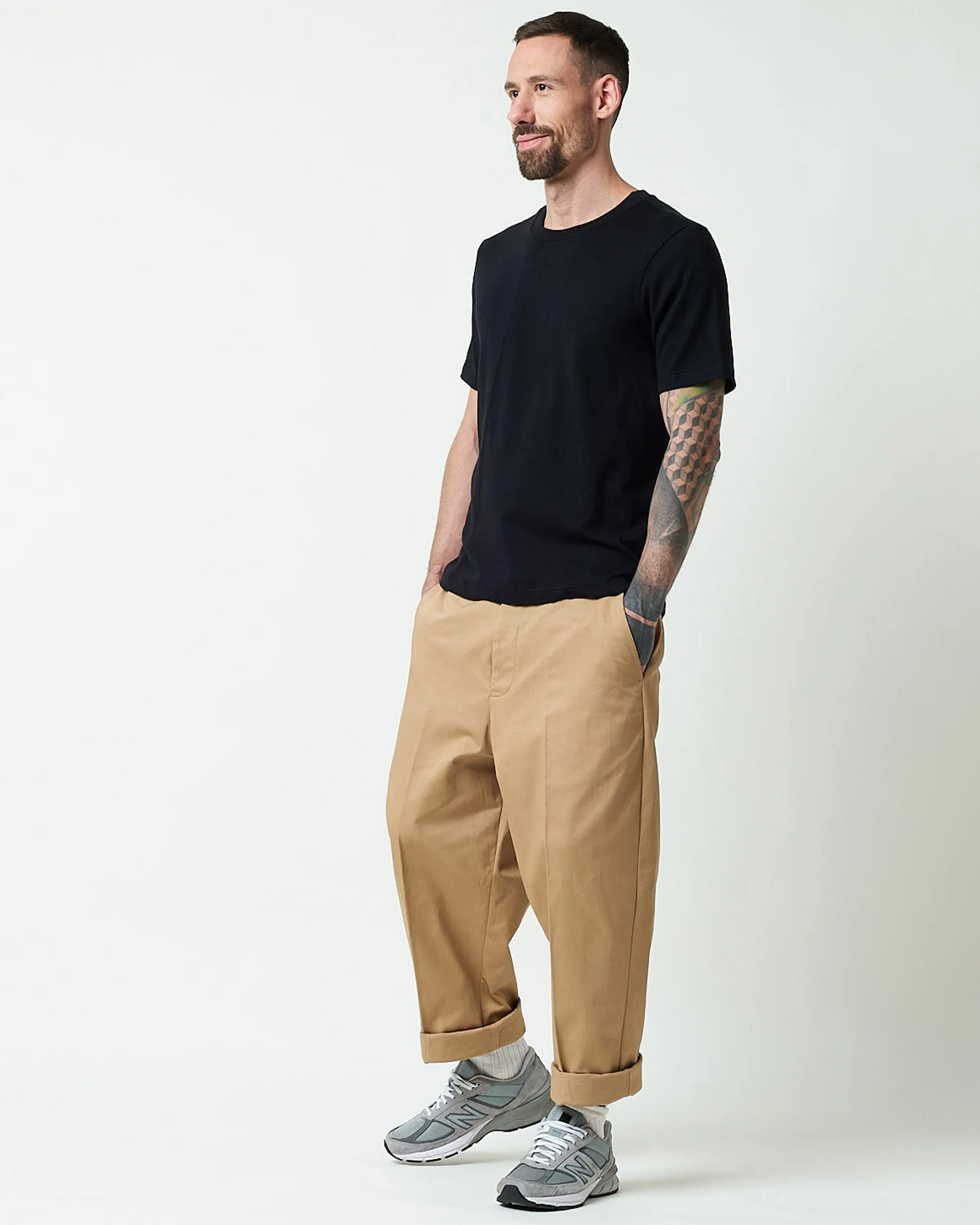 Organic Cotton Twill Relaxed Chino