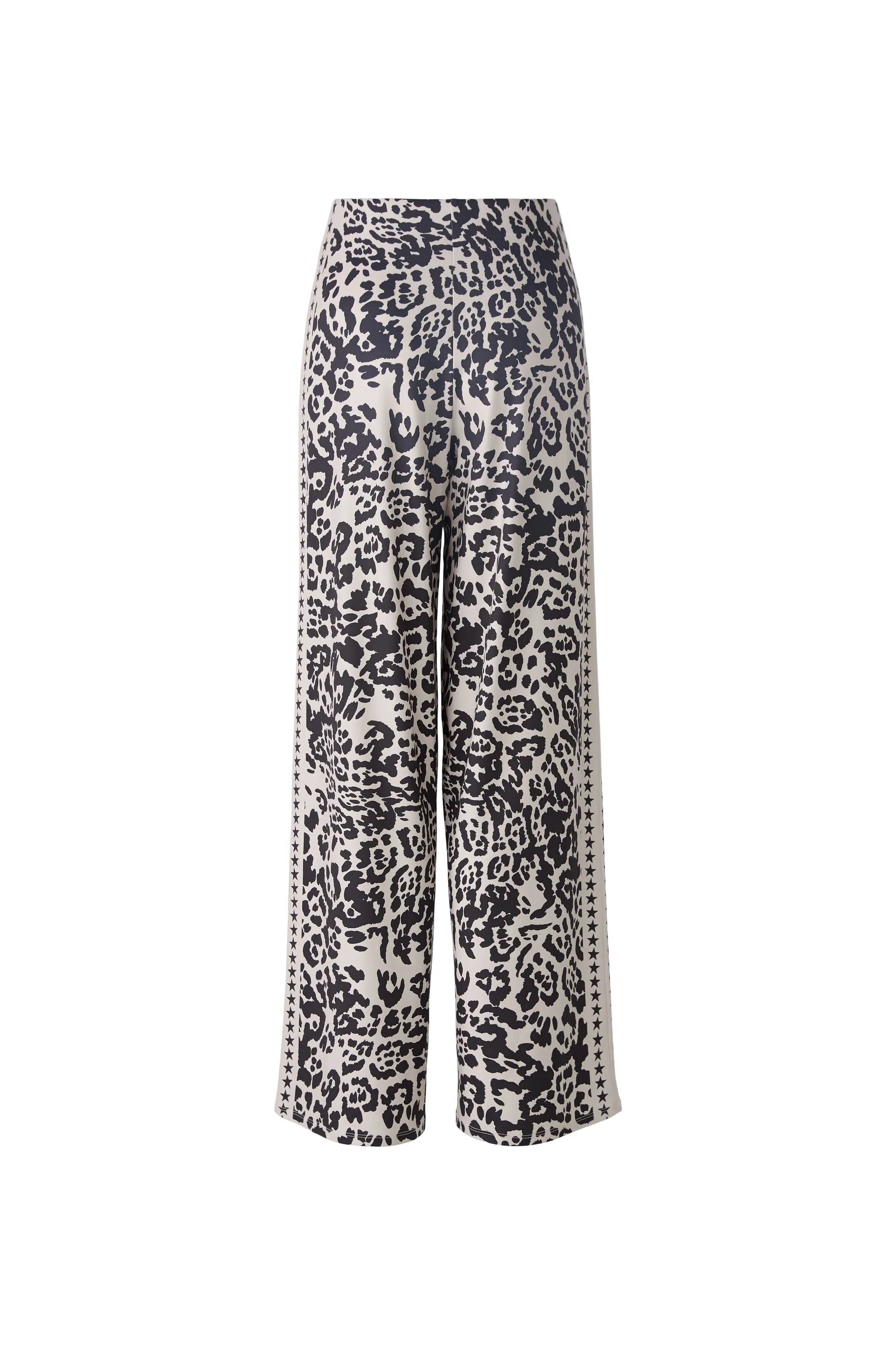 Oui Animal Print Jersey Trousers