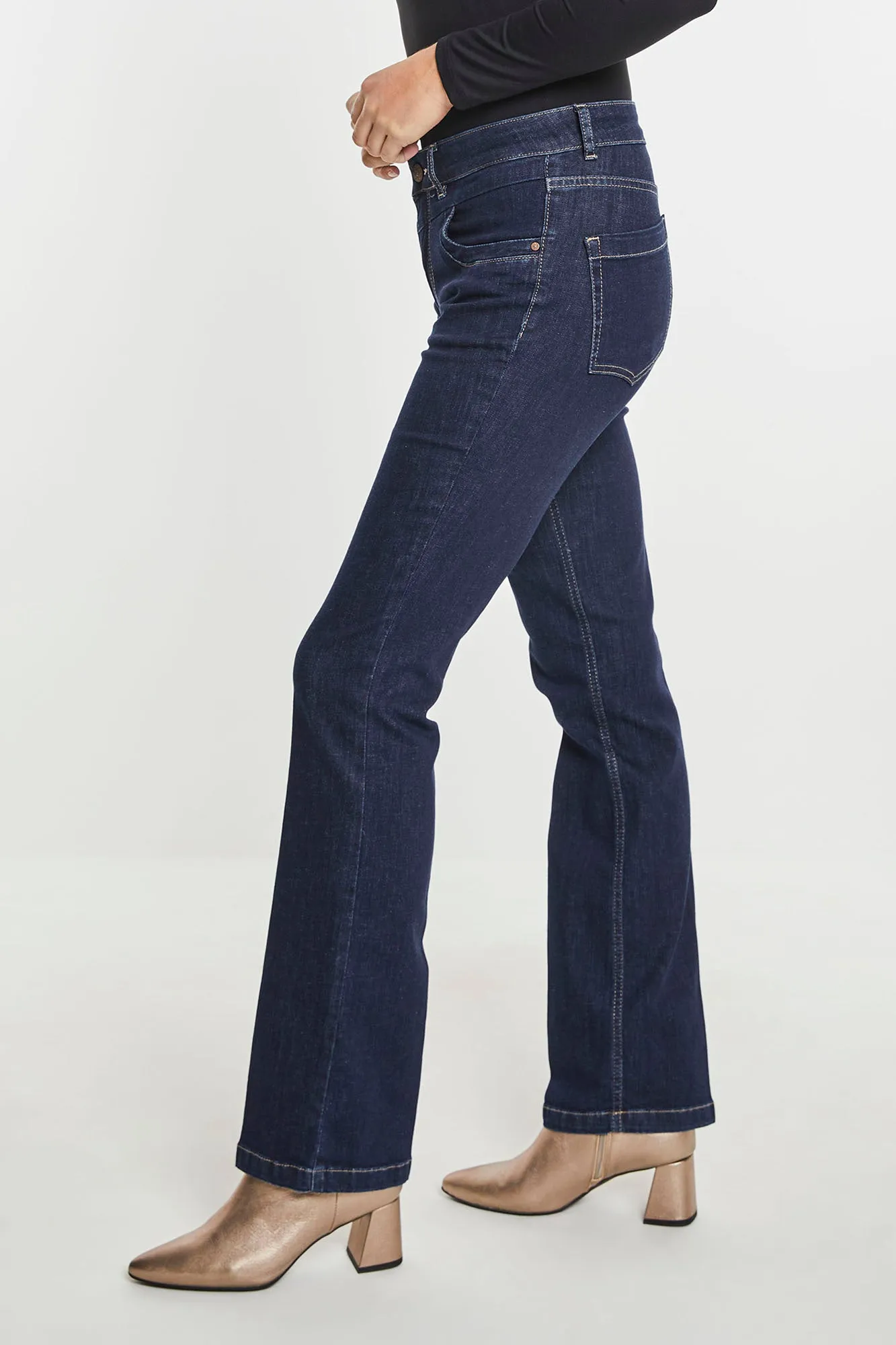 Para Mi Vayen Dark Blue Daily Bootcut Jeans