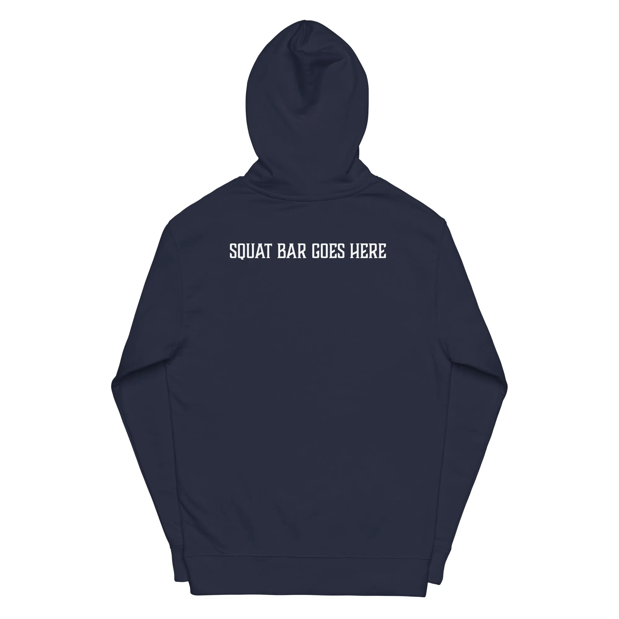 "Squat Bar Goes Here" Metroflex Gym Hoodie