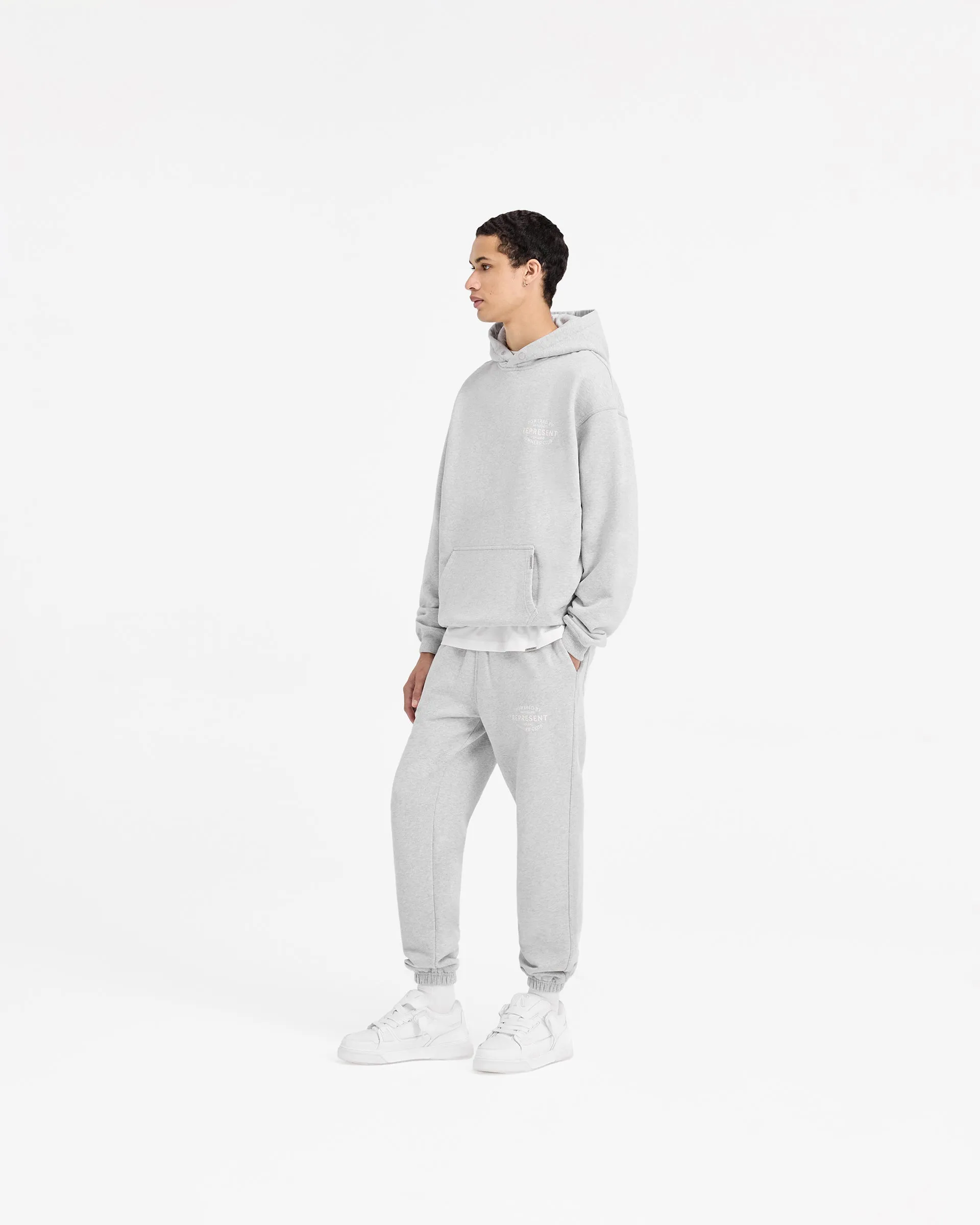 Represent Owners Club Stamp Hoodie - Ash Grey