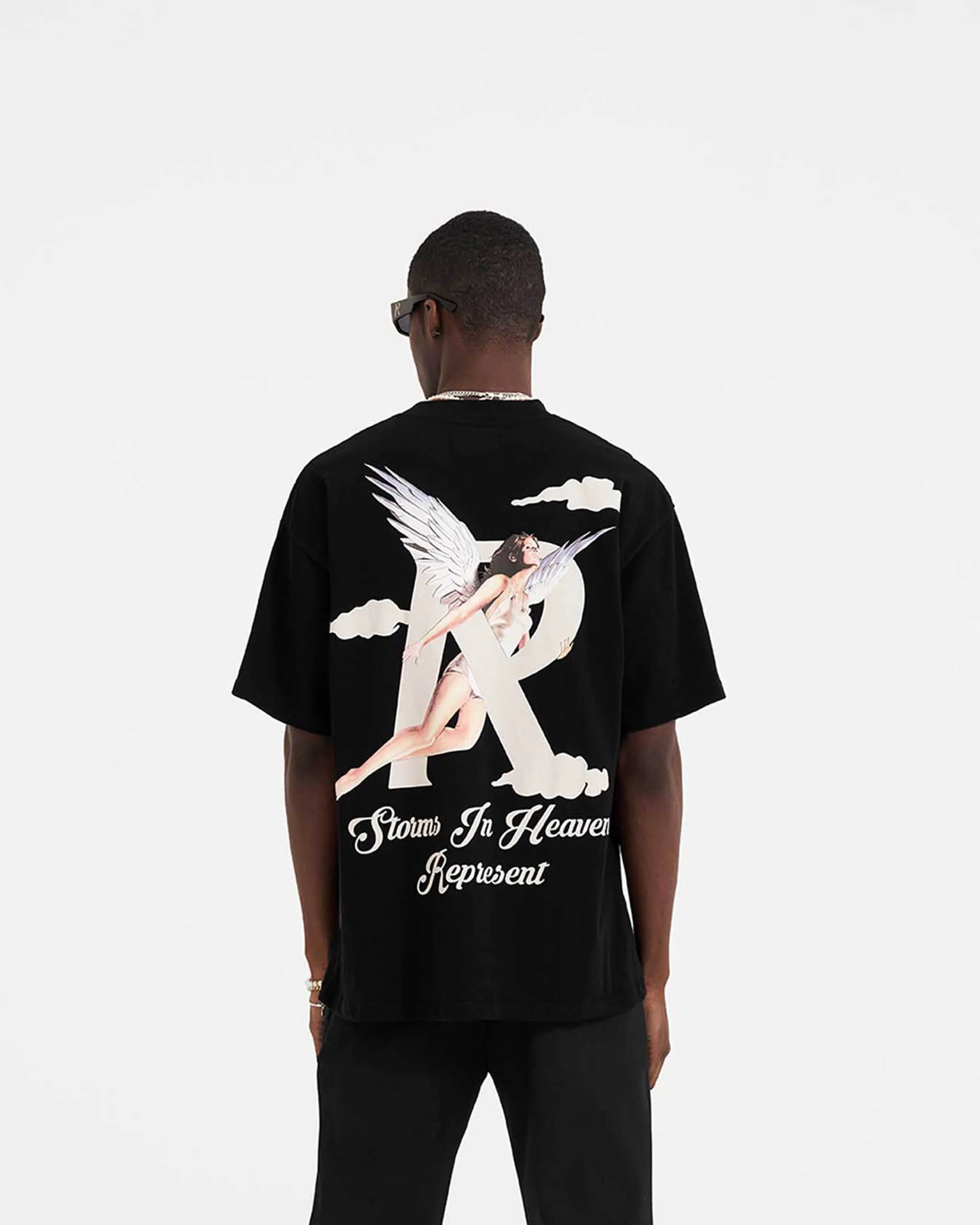 REPRESENT Storms In Heaven T-Shirt - Black