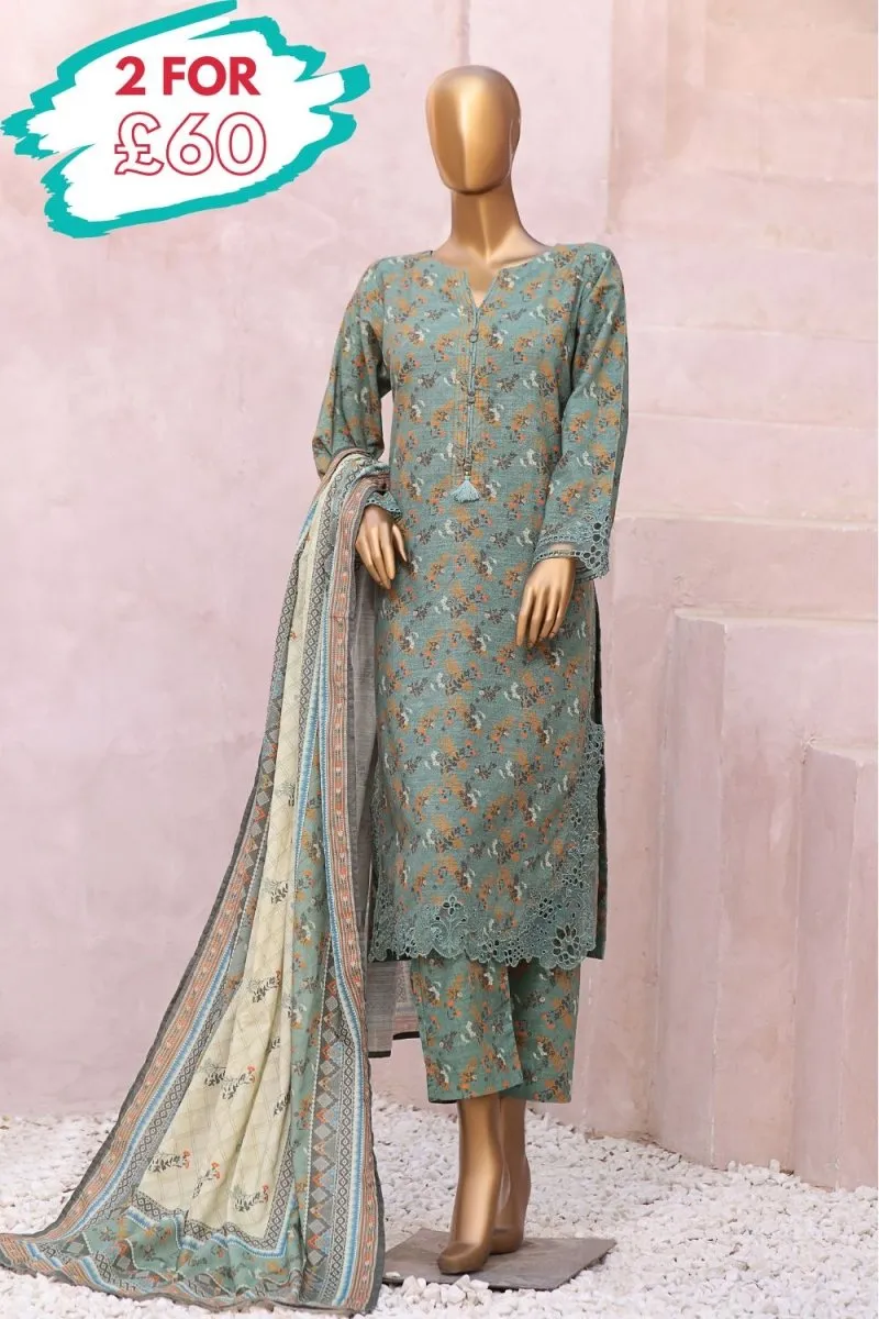 Sada Bahar Khaddar 3 Piece Co-ord Suit SBA66