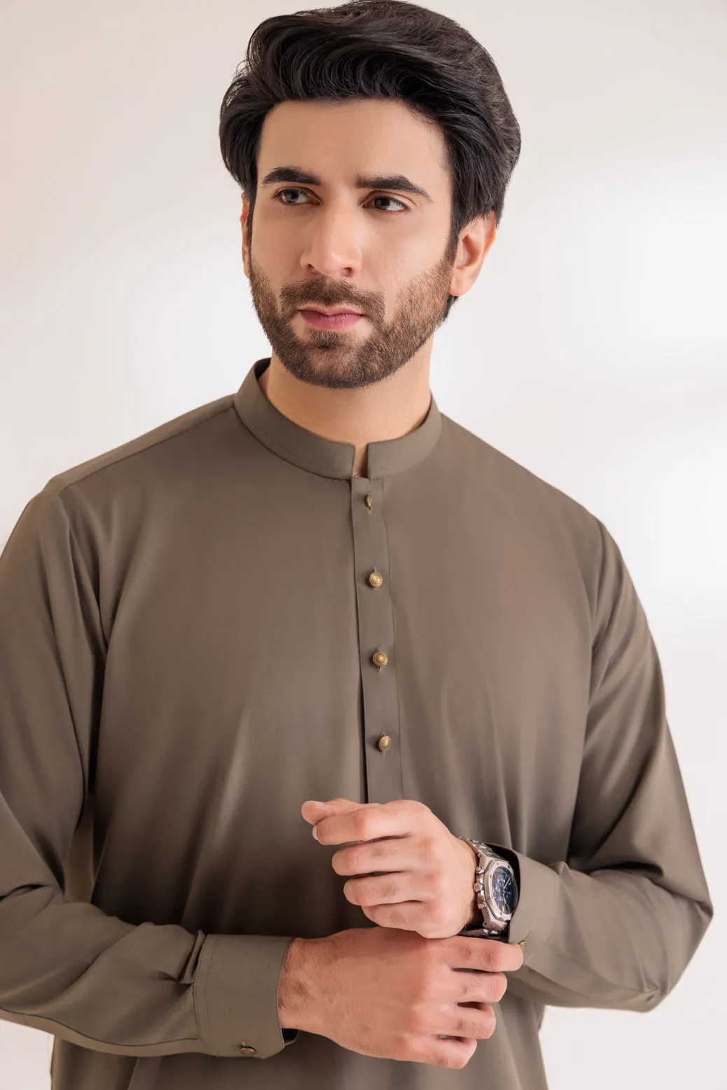 SAGE-BLENDED-SHALWAR SUIT - (GSBS24-005) BIN 57 M12