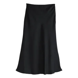 Satin Midi Skirt