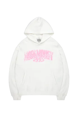 SIGNATURE CREST WAFFLE HOODIE OFF WHITE