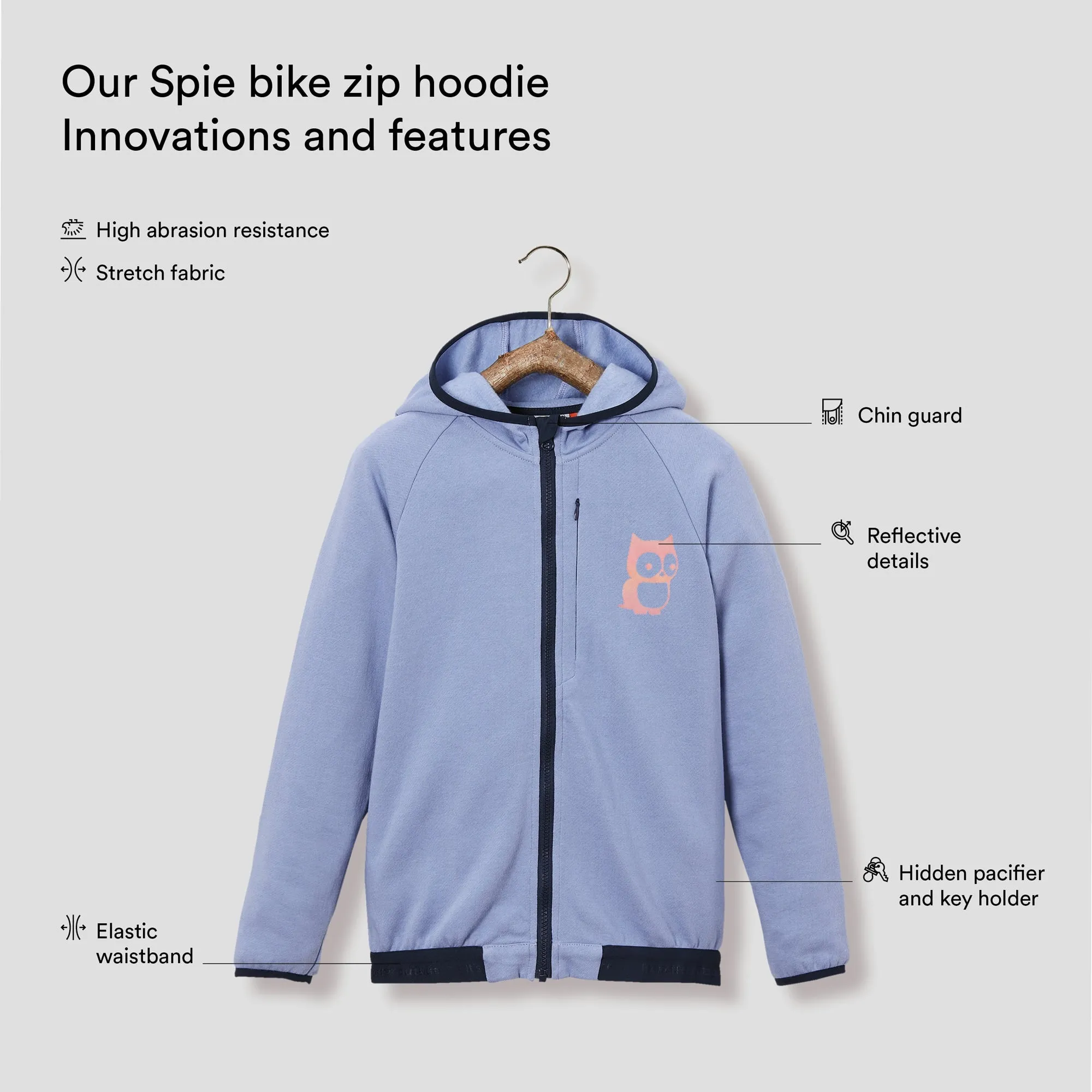 Spie bike zip hoodie