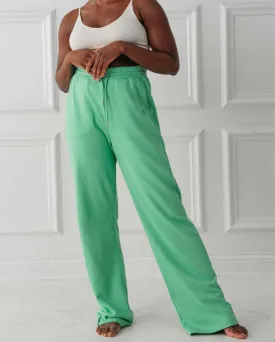 Straight Sweatpants Green